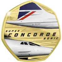 50 Cents - Charles III Supersonic Concorde