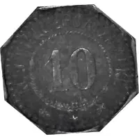 10 Pfennig - Amberg Kantinenverwaltung 6. Inft. Regt.