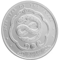 100 Ngultrum Year of the Snake