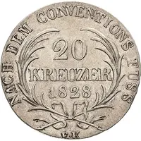 20 Kreuzers - Ernest I