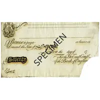 70 Pounds White, 1778 issue