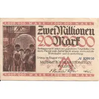 2 000 000 Mark Messamt für die Mustermessen in Leipzig