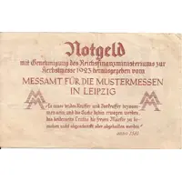 2 000 000 Mark Messamt für die Mustermessen in Leipzig
