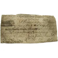 5 Pounds Carmarthen Bank