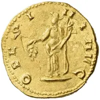 Aureus - Carausius OPES IVI AVG, Rotomagus