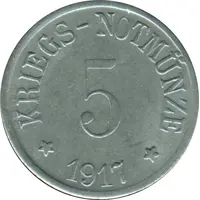 5 Pfennig - Bergzabern