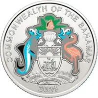 25 Cents Central Bank of The Bahamas