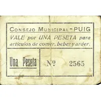 1 Peseta Puig