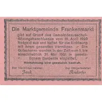 50 Heller Frankenmarkt
