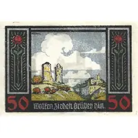 50 Pfennig Rudelsburg