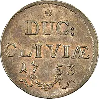 1 Duit - Frederick II