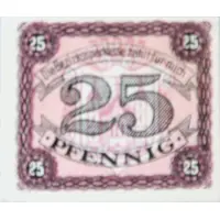 25 Pfennig Bezirkssparkasse