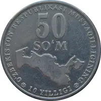 50 Soʻm Independence