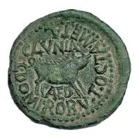 Semis - Tiberius L DOMI ROBV T OCTA METAL CLVNIA AED