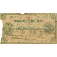 1 Dollar Bank of St. Thomas
