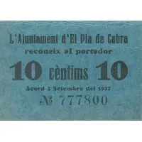 10 Céntimos El Pla de Cabra