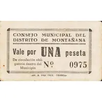 1 Peseta Montañana