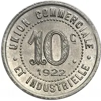 10 Centimes - Union commerciale et industrielle - La Clayette [71]