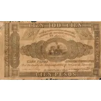 100 Pesos La Provincia de Buenos Ayres