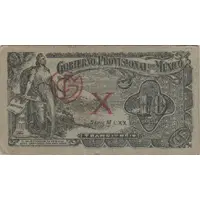 10 Centavos Gobierno Provisional de Mexico