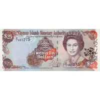 25 Dollars - Elizabeth II C Series, One Signature