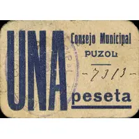 1 Peseta Puzol