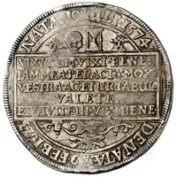 1 Thaler - August II Death of Clara Maria