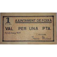 1 Peseta Foixà