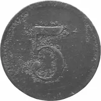 5 Pfennigs - Berlin Grosse Berliner Strassenbahn