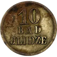 10 Heller Bad Jlidže, Notgeld