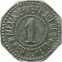 1 Pfennig - Remscheid Alexanderwerk Act. Ges.