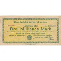 3 000 000 Mark Handelskammer