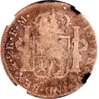 Hard Times Token - 1839 W. Scott Pittsburgh, PA, Counterstamped on a Mexico 1800 2 Reales