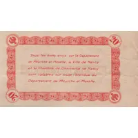 20 Francs - Chambre de Commerce de Nancy [54]