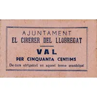 50 Céntimos El Cirerer del Llobregat