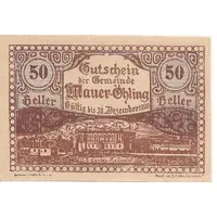50 Heller Mauer-Öhling