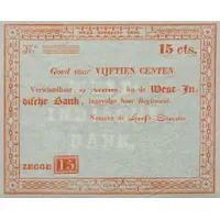 15 Centen West-Indische Bank