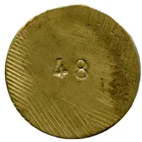 Coin weight - 48 Lire