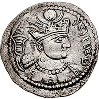 Drachm - Kidarites Sassanian style, type 14, var. 3, Gandhara mint