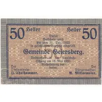 50 Heller Geiersberg