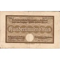 100 000 Mark Landesbank der Rheinprovinz