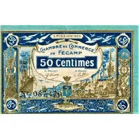 50 Centimes - Chambre de Commerce de Fécamp 76