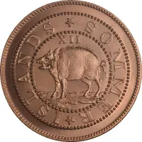 12 Pence Sommer Islands, Hogge/Daalder replica