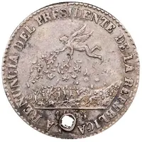 2 Soles - Manuel Isidoro Belzú Rejection of presidential resignation - Monetary Medal Default Category Medals Americas Bolivia