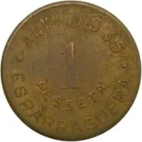 1 Peseta - Cooperativa Obrera Germinal