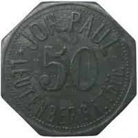 50 Pfennigs - Leutenberg Joh. Paul