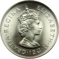 1 Crown - Elizabeth II 350th Anniversary - Colony Founding