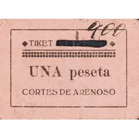 1 Peseta Cortes de Arenoso