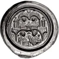 Denier Bracteate - Beatrix II of Winzenburg