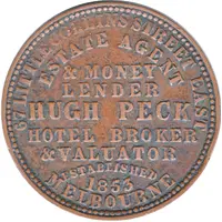 1 Penny - Hugh Peck Stokes ARMS - Melbourne, Victoria